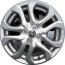 cci alytv060u20 5 v spoke silver 16x5 5 alloy factory wheel remanufactured
