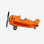 cute plane clipart vector cute cartoon