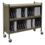 large vertical cabinet style chart racks