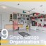 to organize your garage in 20 minutes