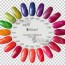 color chart lakier hybrydowy nail art