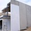 precast concrete wall panels and a