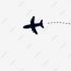 cartoon flying airplane icon download