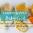 traveling with baby food ideas