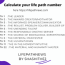 life path number calculator free