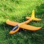 glowing foam toy airplane toy
