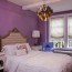 purple walls eclectic bedroom