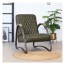 armchair ivy olive green eco