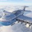 futuristic airplane cruise 3d model