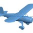 airplane b002854 file stl free download