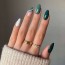 20 dark green nail polish ideas