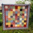 ready made charm square quilt good times