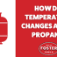 temperature changes affect propane