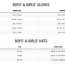 north face youth jacket size chart