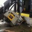 operator s when forklift falls off