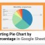 how to sort pie charts by percentage in