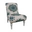 green fl white accent chair chairs