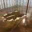 acid stain concrete basement floors