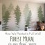 more like home diy forest mural great