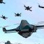 drone swarm over utah