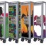airline trolley or bar cart with skycart