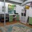 colorful basement craft room reveal