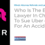 sue uber or lyft for an accident