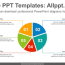 split pie chart powerpoint diagram template