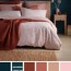 deep ocean and sienna bedroom colour
