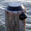 solar piling down lights for docks and