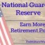 guard reserve retirement points how