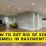 sewer smell in basement
