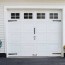 how to paint a faux garage door windows