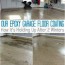 our epoxy garage floor coating how it