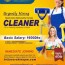 cleaners required in dubai u a e
