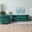 chester 3 2 fabric sofa set green
