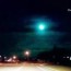 meteor captured on camera streaking
