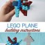 lego plane building instructions plus