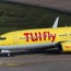 tuifly airplane at cologne bonn airport