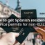 how to get the spanish residency all