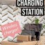 easy diy device charging station with