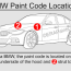 how to find your bmw paint code era