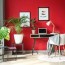red interior paint colors that excite
