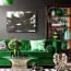 emerald green interiors