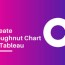 how to create a donut chart in tableau