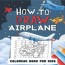 draw airplane coloring book for kids