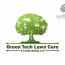 serious modern lawn care logo design