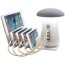 5 usb port mushroom lamp dock charger
