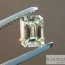 green diamond emerald cut diamond