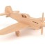 wooden toy airplane 05 3d model cgtrader
